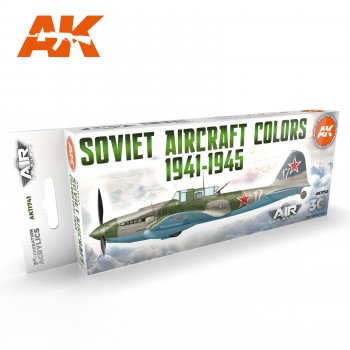 AK Interactive 3G Air Series - Soviet Aircraft Colors 1941-1945 SET 3G AK11741